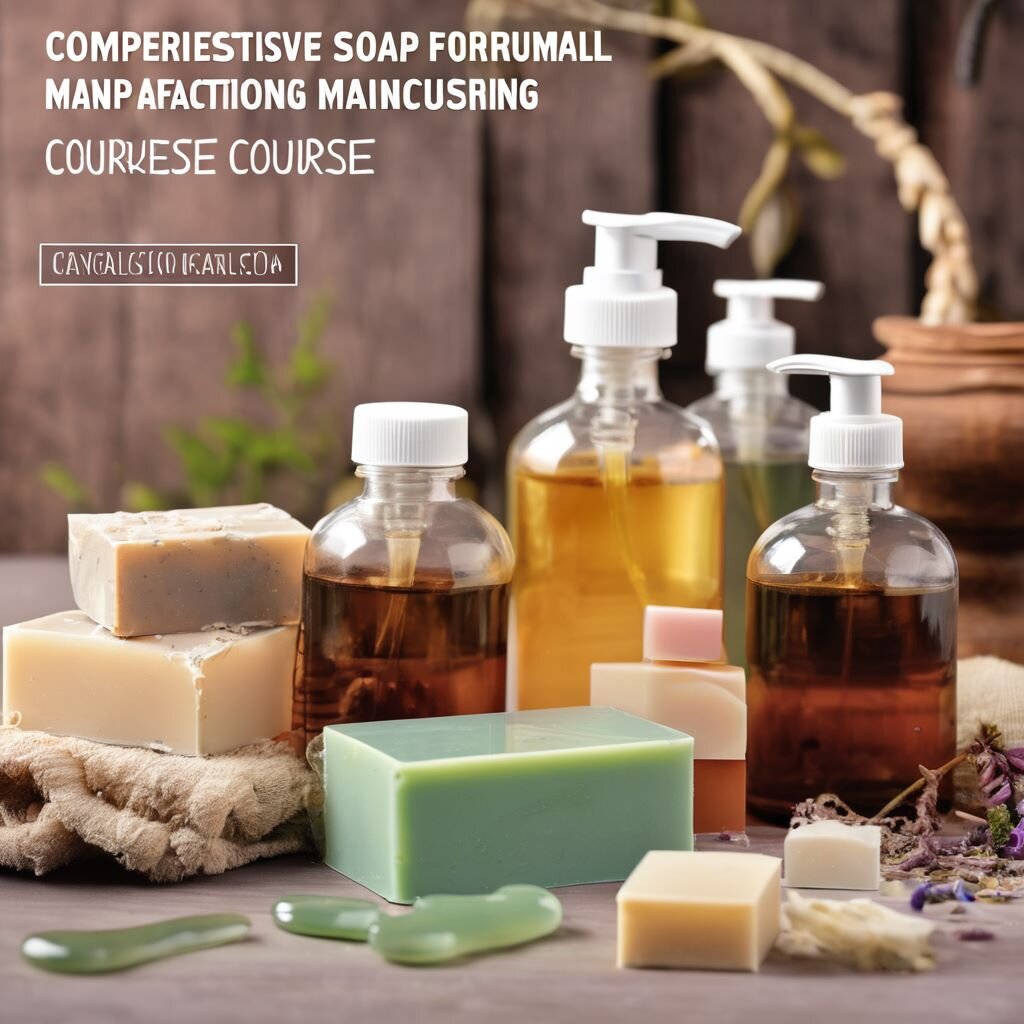 Comprehensive soap formulation and manufacturing course